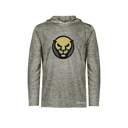 [FOLHCGGY-AS-LOGO1] Decker Men's Charge Hoodie (Adult S, Gray, Logo 1)