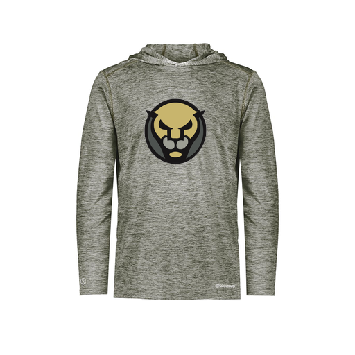 [FOLHCGGY-YS-LOGO1] Decker Youth Charge Hoodie (Youth S, Gray, Logo 1)